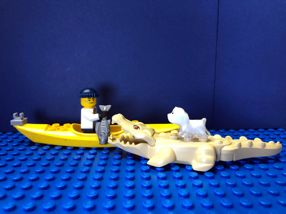 LEGO 70419 Jack feeds croc