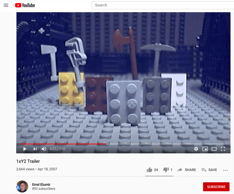 LEGO brickfilm 1xy